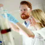 High Science Institute of Technology scientists working in laboratory