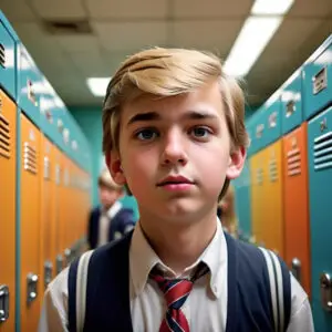 Donald Trump as a teenager